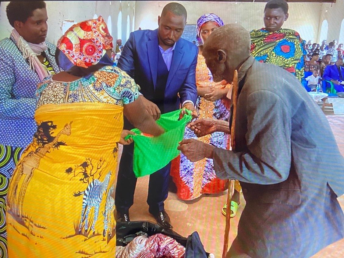 Distributing clothing and essential items